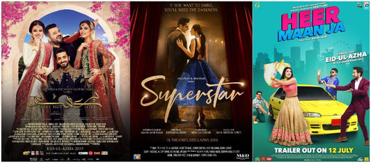 Paray Hut Love, Superstar, or Heer Maan Ja. Which one are you watching this Eid? 