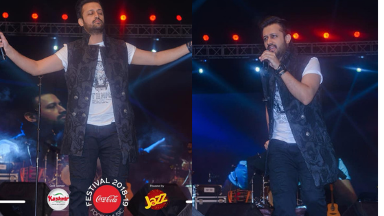 Atif Closed Coke Fest with an Awful Version of Aadat & We are Not Happy