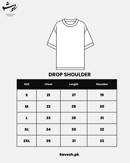 Drop Shoulde Na Chair Humain T-Shirt