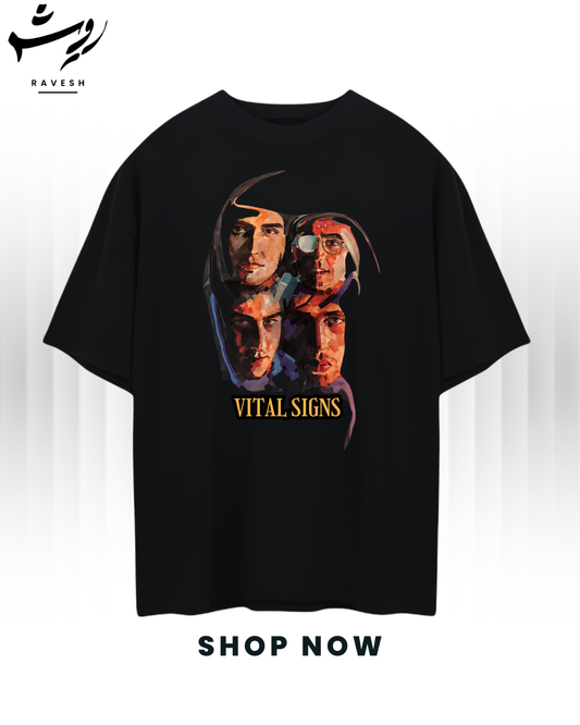 Drop Shoulder Vital Signs Shirt